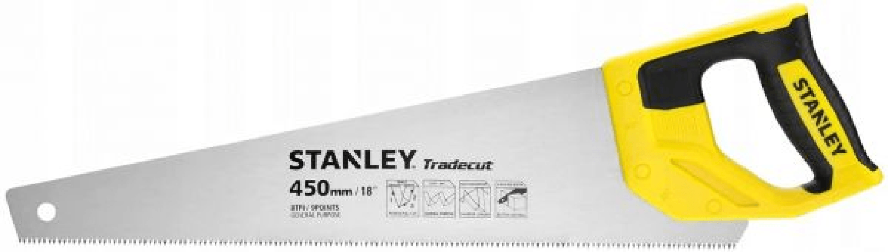 Stanley Segaccio per legno tradecut lunghezza 45 cm con 7 denti per pollice stht20354-1 stanley