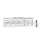 CHERRY Stream Desktop Recharge tastiera Mouse incluso RF Wireless QWERTY Inglese Grigio