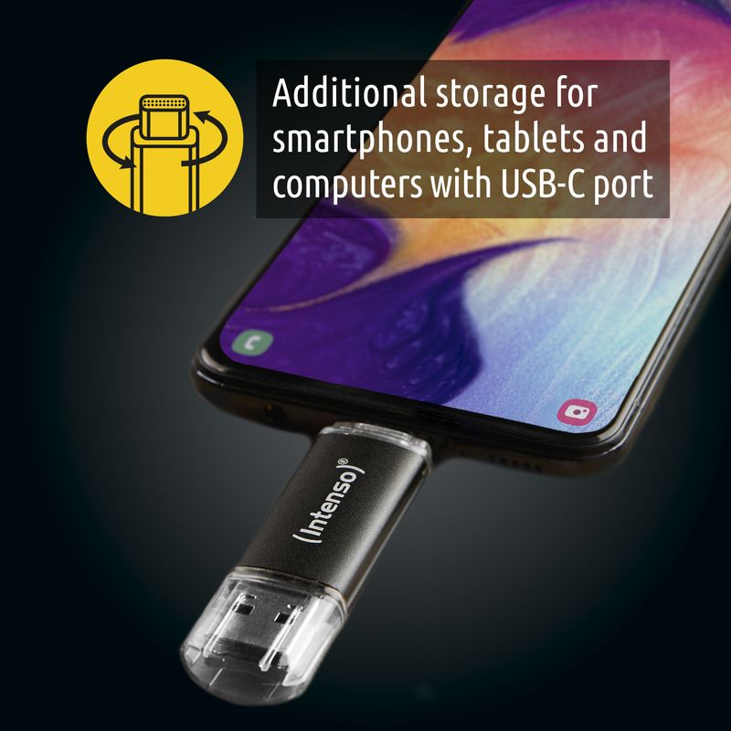 Intenseo-Twist-Line---32-GB--USB-Flash-Drive-3.2-Tipo--C-