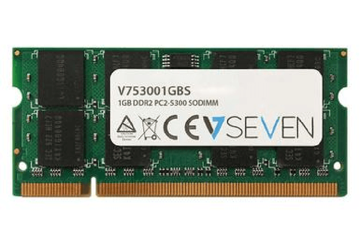 V7-1GB-DDR2-PC2-5300-667Mhz-SO-DIMM-Notebook-Modulo-de-memoria---V753001GBS