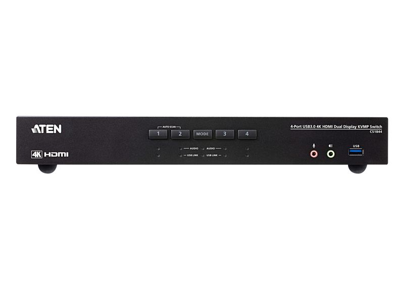 ATEN-Switch-KVMP™-USB-3.0-4K-HDMI-Dual-Display-a-4-porte