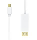 ProXtend-USBC-DP-0005W-cavo-e-adattatore-video-05-m-USB-tipo-C-DisplayPort-Bianco--ProXtend-USB-C-to-DisplayPort-Cable-