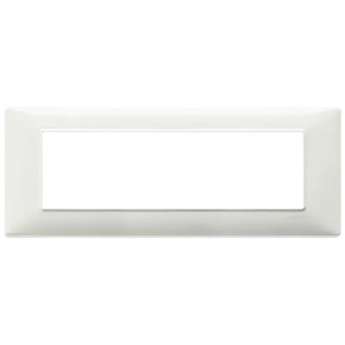 VIMAR Placca vimar modello plana 7 moduli tecnopolimero 14657 *** colore avorio, confezione 1