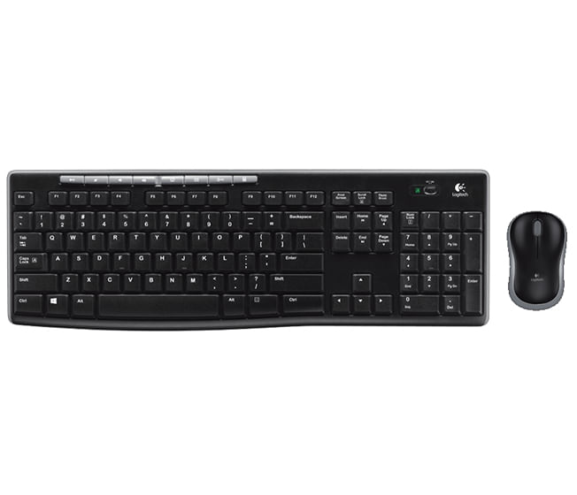 Logitech-Wireless-Combo-MK270-tastiera-Mouse-incluso-RF-Wireless-QWERTZ-Ungherese-Nero