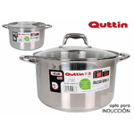 Quttin Pentola Quttin 10 L Argentato (Ricondizionati A)