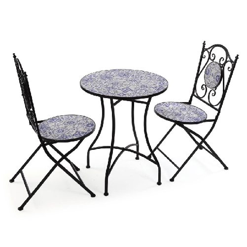 Versa Tavolo con 2 sedie Versa Melo 60 x 71 x 60 cm