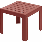 Grosfillex Tavolo aggiuntivo Grosfillex Miami Rosso 40 x 40 x 41 cm