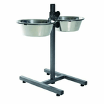 Trixie Ciotola per cani Trixie 24922 Doppia 2,8 L Ø 24 cm Acciaio inossidabile