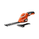 Black & Decker GSL700KIT-QW cesoia per erba cordless 10 cm 7 V Ioni di Litio Nero, Arancione, Bianco