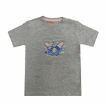 Rox Maglia a Maniche Corte per Bambini Rox Butterfly Grigio chiaro