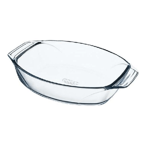 Pyrex-411B000-teglia-da-forno-28-L-Ovale-Vetro-Pirofila-casseruola