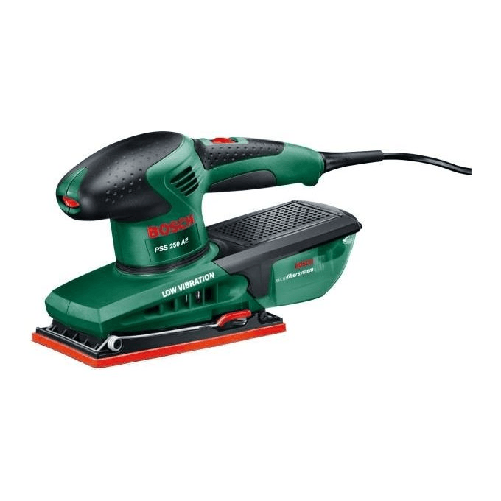 Bosch PSS 250 AE Levigatrice orbitale 24000 OPM Nero, Verde 250 W