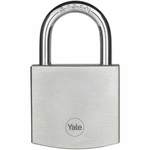 Yale Lucchetto con chiave Yale Rettangolare Argentato