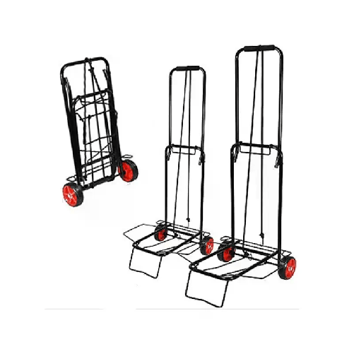 WeHome Carrello Portapacchi Pieghevole Portatutto Portata 25Kg / 50kg 2 Ruote in GOMMA