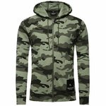 Calvin Klein Giacca Sportiva da Uomo Calvin Klein Full Zip Verde