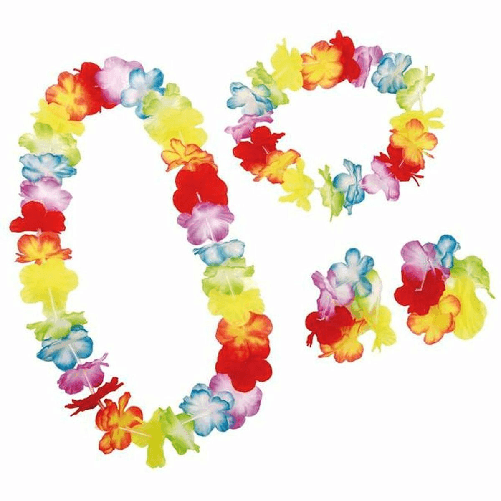 My Other Me Set di Accessori per Costumi My Other Me Multicolore Hawaiana M