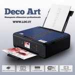 STAMPANTE ALIMENTARE DECO ART - NERA - SCANNER - A4 - VASSOIO POSTERIORE - CON 5 CARTUCCE IN OMAGGIO