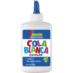 Colla Scuola Imedio White 125gr - Senza Solventi - Flacone Morbido Ideale per Bambini - Con Spatola Incorporata