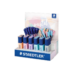 Display Staedtler con 78 pennarelli pastello - Modelli Textsurfer Classic Triplus Triplus Fineliner - Colori assortiti