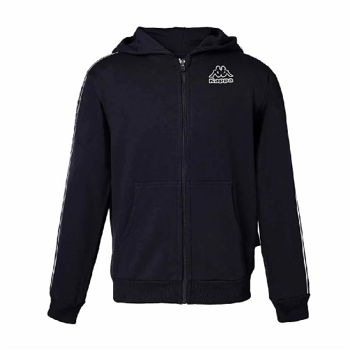 Kappa Felpa con Cappuccio Bambino Kappa 8031F0036 Nero