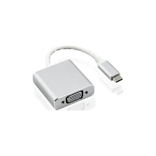 Nilox-USB-Type-C---VGA-M-F-adattatore-grafico-USB-Argento