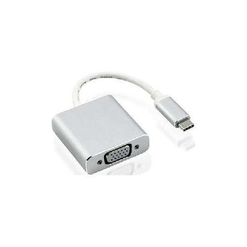 Nilox-USB-Type-C---VGA-M-F-adattatore-grafico-USB-Argento