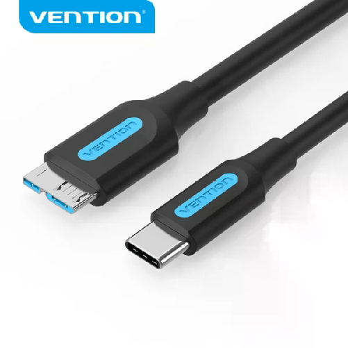 Vention  Cavo USB 3.0 Vention C-Micro-B - Trasmissione 5 Gbps - Conduttore in rame stagnato
