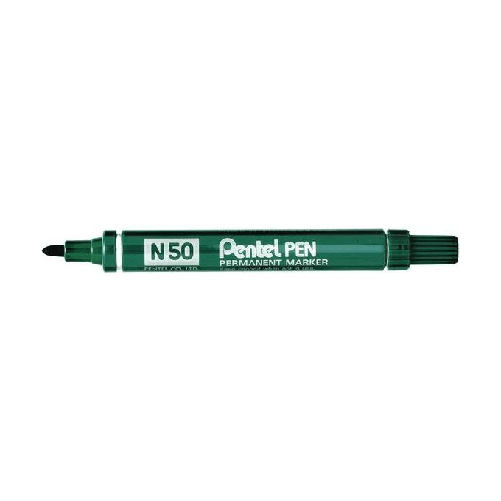 Pentel-N-50-marcatore-permanente-Tipo-di-punta-Verde-12-pz