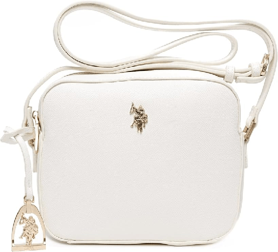 U.S. POLO ASSN. BORSA TRACOLLA DONNA US POLO ASSN JONES BEUJE8655WVP802 BIANCO ORIGINALE PE 2025
