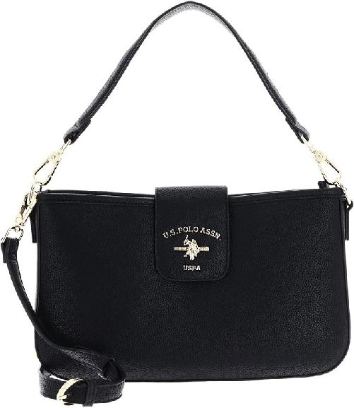 U.S. POLO ASSN. BORSA BORSE DONNA US POLO ASSN STANFORD BEUSS6366WVP000 NERO ORIGINALE PE 2025