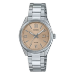 Casio Orologio Donna Casio LADY DATE - CHAMPAGNE Argentato (Ø 30 mm)