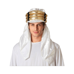 BigBuy Carnival Cappello Bianco tuareg Arabo