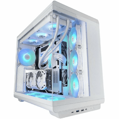 Mars Gaming Case computer desktop ATX Mars Gaming MCREVW Bianco