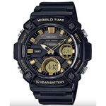 Casio Orologio Uomo Casio OVERSIZE 10 YEAR BATTERY Nero (Ø 52 mm)
