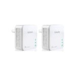 Tenda P200 Twin Pack 200 Mbit/s Collegamento ethernet LAN Bianco 2 pz