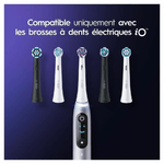 Oral-B Testina di Ricambio Oral-B iO Bianco Nero 4 Unità
