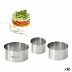Quttin Stampini Quttin Acciaio inossidabile Argentato 10 x 10 x 5 cm (12 Unità) (3 pcs)