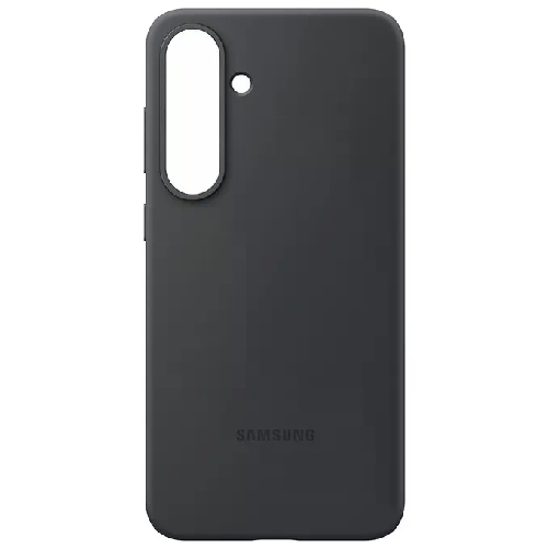 Samsung Custodia in Silicone per Galaxy S25+ Nero Resistente Urti Cadute e Graffi