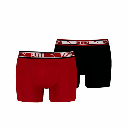 Puma Boxer da Uomo Puma Nero Rosso