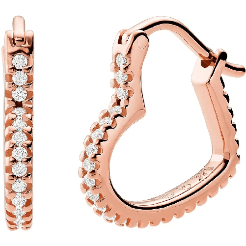 Michael Kors Orecchini Donna Michael Kors HEART HOP Acciaio inossidabile