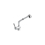 Emmevi 4066AN Laguna Miscelatore Monocomando con Canna alta e doccetta estraibile Cromo