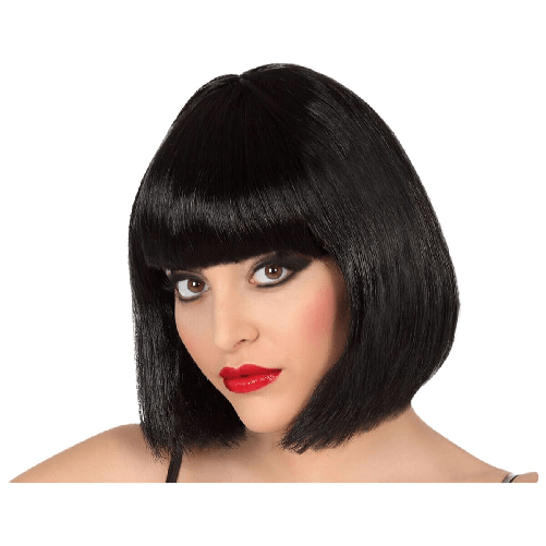 BigBuy Carnival Parrucca Nero