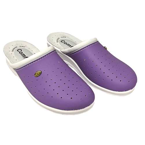 Fratelliditalia.org  Ciabatte pantofole sanitarie donna suola zoccoli antiscivolo sabot pelle morbide vari colori