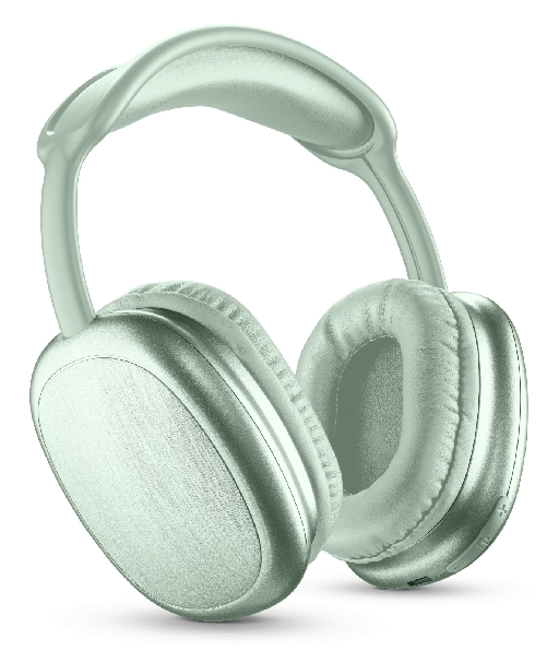 Music sound maxi2 cuffie bluetooth 5.0 circumaurali wireless verde 22h autonomia