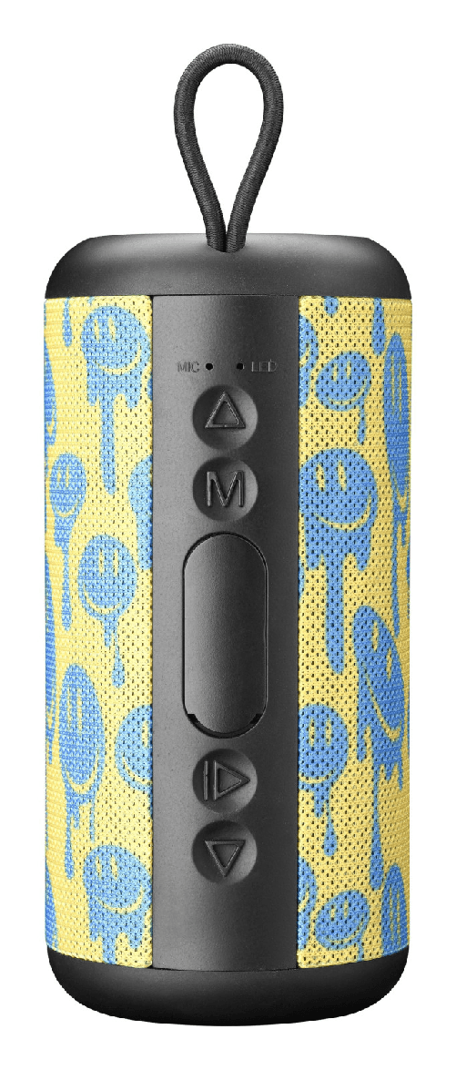 Music sound altoparlante bluetooth portatile 5w verticale giallo con batteria 4 ore