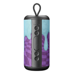 Music sound altoparlante bluetooth portatile 5w mono viola con aux e lettore sd