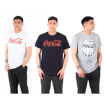 Fratelliditalia.org Set lotto kit di tre t shirt magliette mezze maniche coca cola tre colori