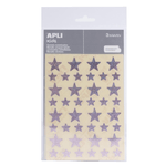 Apli APPLI GOMET Olographics - dimensione 12,5 mm e 19,5 mm - adesivo permanente - 120 gomets borse