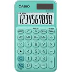 Casio SL-310UC Calculadora de Bolsillo - Calculo de Impuestos - Pantalla LCD de 10 Digitos - Solar y Pilas - Color Verde