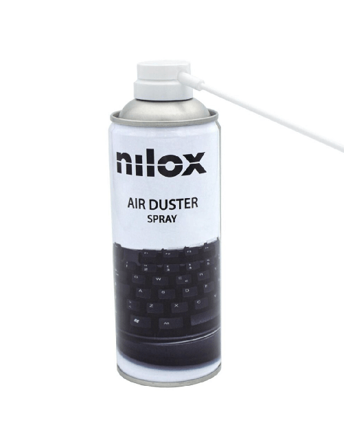 Nilox spray aria compressa 400ml antibatterico per pc e tastiere nxa02061-1